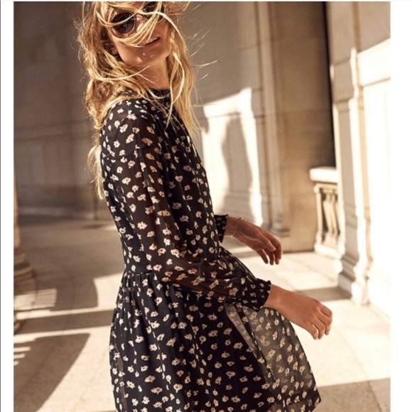 Madewell Dresses & Skirts - Madewell Mistlight Mockneck Dress - Seattle Floral